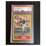 1987 Topps Traded Greg Maddux #70T PSA 8 Graded Sports Card