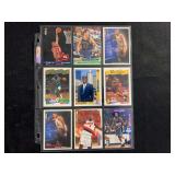Assorted NBA Basketball Trading Cards 9-Card Lot Fleer Ultra Upper Deck Hoops
