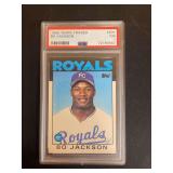 1986 Topps Traded Bo Jackson #50T PSA 7