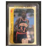1986 Fleer Isiah Thomas Detroit Pistons Basketball Card #10 Rookie