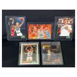 1992-1993 Upper Deck and Topps Larry Bird Boston Celtics Basketball Card Lot of 5