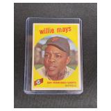 1959 Topps Willie Mays #50 San Francisco Giants Baseball Card Raw
