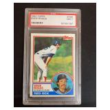1983 Topps Wade Boggs #498 Rookie Graded PSA 7