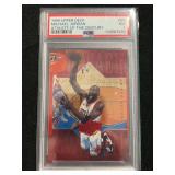 1999 Upper Deck Michael Jordan Athlete Of The Century #86 Graded PSA 7
