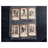 1974 R.G. Laughlin Pioneers of Baseball Trading Cards - Lot of 6 (Mordecai Brown, Jake Daubert, Buck Herzog, Mike Donlin, John Clarkson, Art Nehf)