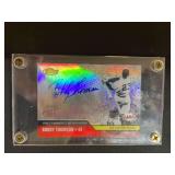 2002 Topps Finest Bobby Thomson Finest Moments Autographs FMA-BT Baseball Card