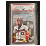 2022 Topps Stadium Club Ronald Acuna Jr. Dynasty and Destiny #2B Graded PSA 8