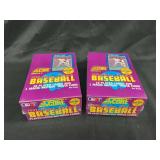 1991 Score Series 2 Major League Baseball Trading Card Wax Box Lot of 2 Factory Sealed