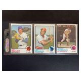 1973 Topps Baseball Card Lot of 3 - Tom Seaver #350, Joe Morgan #230, Brooks Robinson #90