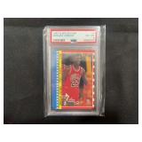 1987 Fleer Sticker Michael Jordan #2 PSA 6 2nd Year
