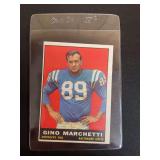 1960 Topps Football #7 Gino Marchetti Baltimore Colts Trading Card