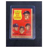 1961 Topps #53 American League Home Run Leaders Mickey Mantle Roger Maris Harmon Killebrew Jim Gentile Baseball Card