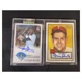 2003 Topps Retired Signature Edition Harold Baines & Robin Roberts Autograph Lot of 2 Cards