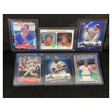 Chicago Cubs Baseball Card Lot of 6 - Mark Grace, Ryne Sandberg, Anthony Rizzo, Andre Dawson, Billy Williams