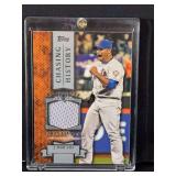 2013 Topps Chasing History Relics CHR-JS Johan Santana Game-Used Memorabilia Baseball Card