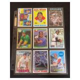 Assorted Baseball Cards Lot featuring Hall of Famers and Stars - Topps and Donruss