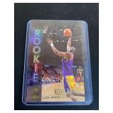 1996 Topps Stadium Club Kobe Bryant Rookie Card #R9 Los Angeles Lakers Basketball