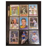 Assorted Major League Baseball Trading Card Lot of 9 Cards Featuring Pete Rose, Carl Yastrzemski, Norm Cash, Al Kaline, Carlton Fisk, Gaylord Perry, Paul Molitor, Reggie Jackson, Zack Wheeler, and Kei