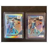 2024-25 Panini Donruss Optic Shai Gilgeous-Alexander Oklahoma City Thunder Card No. 127 Lot of 2