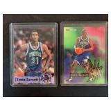 1995-96 Kevin Garnett Lot of 2 Rookie Cards Topps Stadium Club Draft Picks & SkyBox Hoops