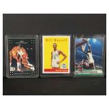 2007 Topps Bill Russell Lot of 3 Cards Boston Celtics