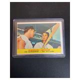 1959 Topps Baseball Card #321 Sluggers Supreme Ted Kluszewski and Ted Williams