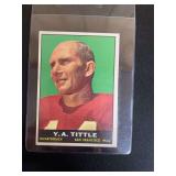 1955 Topps Y.A. Tittle #58 San Francisco 49ers Football Card