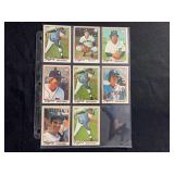 1978 Topps Detroit Tigers Baseball Card Lot (7 Different Players)