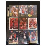 1995-1999 Upper Deck Michael Jordan Basketball Card Lot 9 Cards Chicago Bulls USA