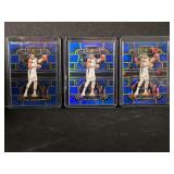 2023-24 Panini Select Giannis Antetokounmpo Concourse Blue Prizm Lot of 3 Cards #60