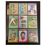 Topps Baseball Card Lot of 9 Cards Featuring Hall of Famers and League Leaders