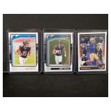 2024 Panini Football Rome Odunze Lot of 3 Cards Donruss Rated Rookie Optic Score