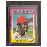 1975 Topps Lou Brock #540 St. Louis Cardinals Baseball Card