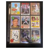 Baseball Card Assortment Lot of 9 Mixed Era Star Players and Rookies Topps Donruss Panini