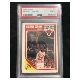 1989 Fleer Michael Jordan #21 Graded PSA 8