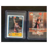 2003-04 Topps Bazooka and Upper Deck Rookie Exclusives Dwyane Wade Lot of 2 Rookie Cards