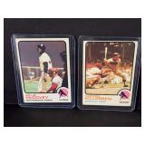 1973 Topps Baseball Cards - Willie McCovey #410 and Harmon Killebrew #170 - Lot of 2