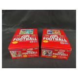 1990 Score Series 1 NFL Football Trading Card Box Lot of 2 Unopened Hobby Boxes