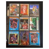 Assorted NBA Basketball Trading Cards Lot of 9 Featuring Shaquille O
