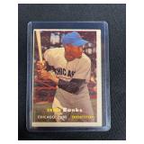 1956 Topps 55 Ernie Banks Chicago Cubs Baseball Card