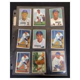 1951 Bowman Baseball Card Lot of 8 Different Players Plus Duplicates