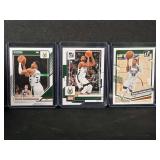 Lot of 3 Giannis Antetokounmpo Milwaukee Bucks Panini Donruss Basketball Cards