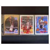 1990-1992 Michael Jordan NBA Hoops and SkyBox Basketball Cards Lot of 3