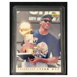 1992-93 Upper Deck Team MVP Checklist TM1 Michael Jordan Basketball Card