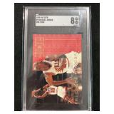 1995-96 Fleer End 2 End #9 Michael Jordan Graded SGC 8
