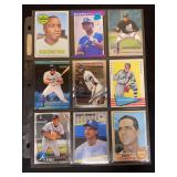 Assorted MLB Baseball Trading Cards Lot of 9 Featuring Ken Griffey Jr. and Wade Boggs