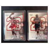 2005 Upper Deck Michael Jordan Lot of 2 Cards MJ3 and MJ27