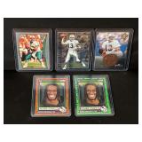 Marvin Harrison Jr. & Dan Marino Football Card Lot - 2024 Panini Score Score-A-Treat & Assorted 1990s Inserts