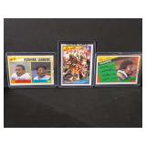 1984 Topps Football Eric Dickerson Lot of 3 Cards Rushing Leaders Team Leaders Record Breaker