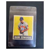 1948 Leaf 72 Hank Edwards Cleveland Indians Baseball Card Raw